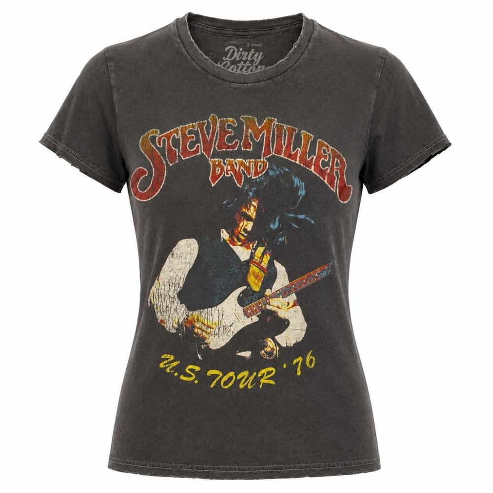 DIRTY COTTON SCOUNDRELLS STEVE MILLER BAND VINTAGE TEE XS
